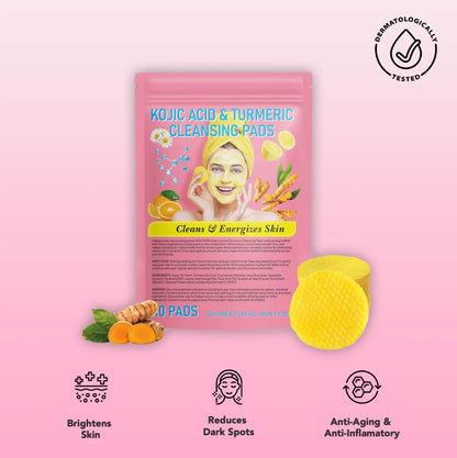 Velleara Turmeric & Kojic Acid Pads | 40 Pack